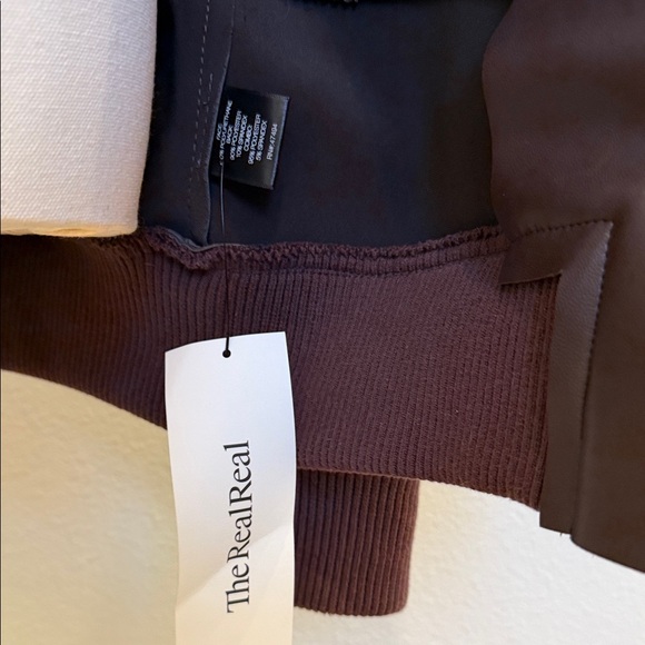 Norma Kamali Oversized Moto Jacket - Chocolate - Picture 8 of 12